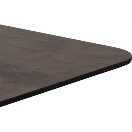 Coco Maison Brest bistrotafel stone rust 120x75cm Goud